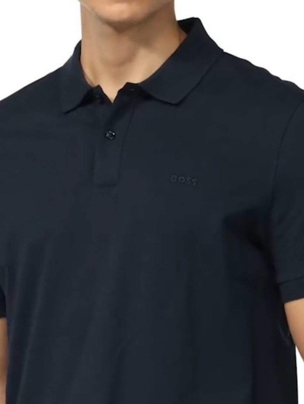 Boss Black Short-Sleeve Piqué Polo